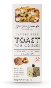 Gluten Free Toast For Cheese - with Cherries, Almonds & Linseeds