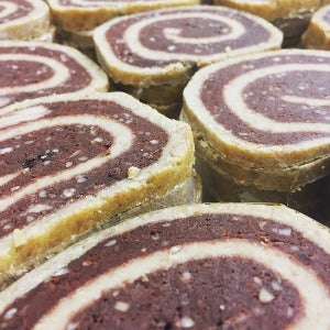 Smoked Roulade of Black and White Pudding