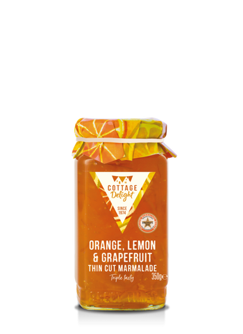 Cottage Delight Orange, Lemon & Grapefruit Thin Cut Marmalade
